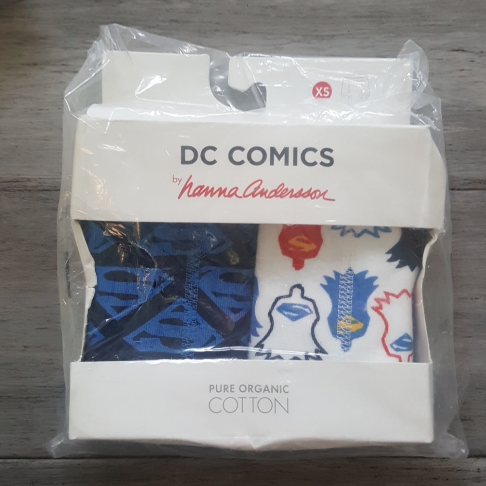 Hanna Andersson 2pk Superman Training Unders